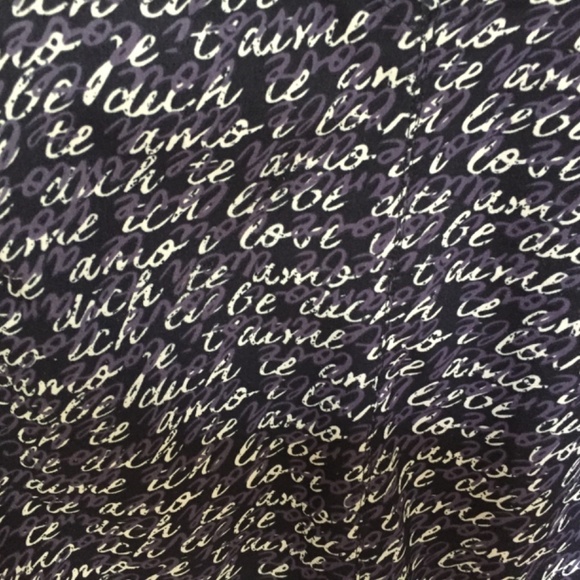 CAbi Black and White Script Tunic - Picture 15 of 15